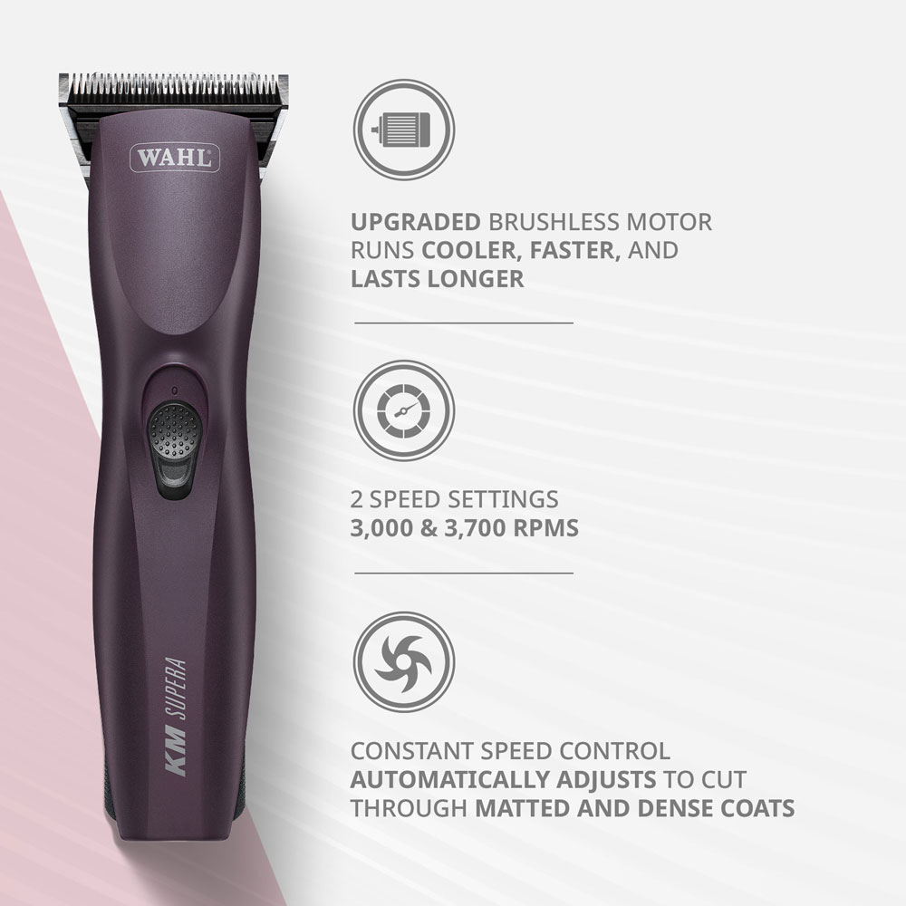 Wahl KM Supera Cordless Clipper With Wide Blade